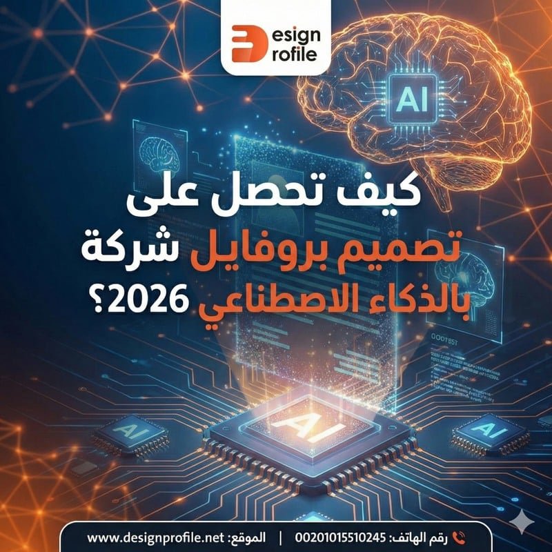 انشاء بروفايل شركة بالذكاء الاصطناعي