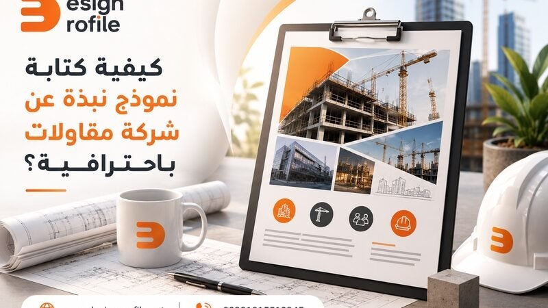 نموذج نبذة عن شركة مقاولات