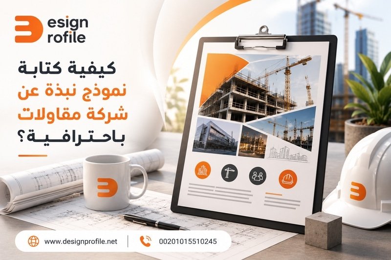 نموذج نبذة عن شركة مقاولات