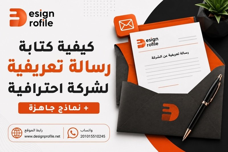 رسالة تعريفية لشركة