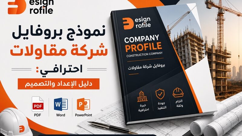 نموذج بروفايل شركة مقاولات