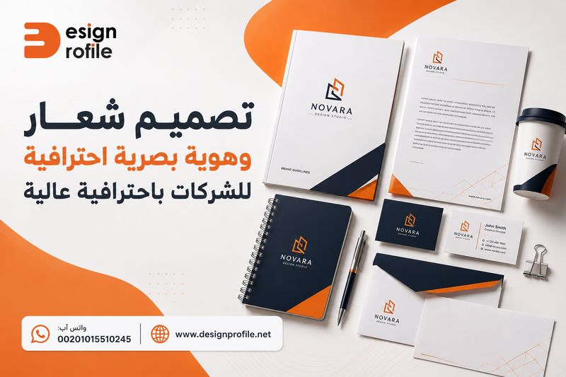 تصميم شعار وهوية بصرية احترافية للشركات باحترافية عالية تصميم شعار وهوية بصرية احترافية