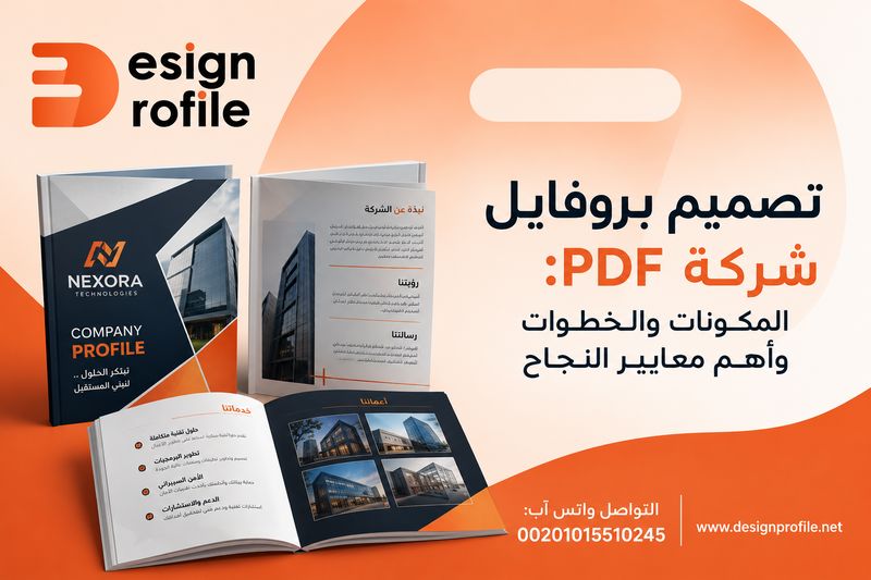 تصميم بروفايل شركة PDF