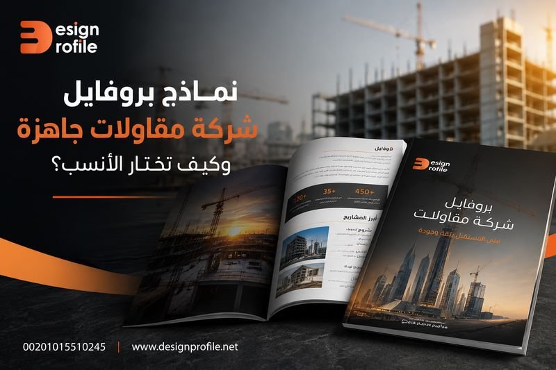 نماذج بروفايل شركة مقاولات